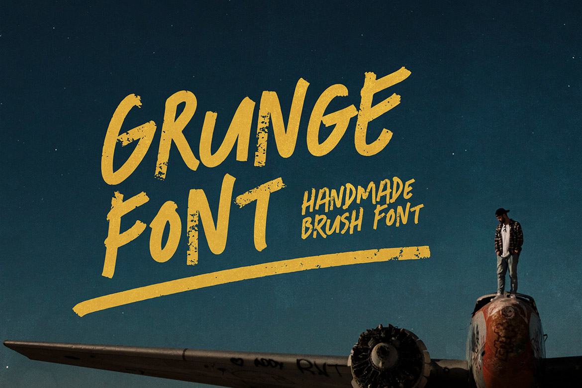 Grunge Font Freestyle Display Font Deeezy