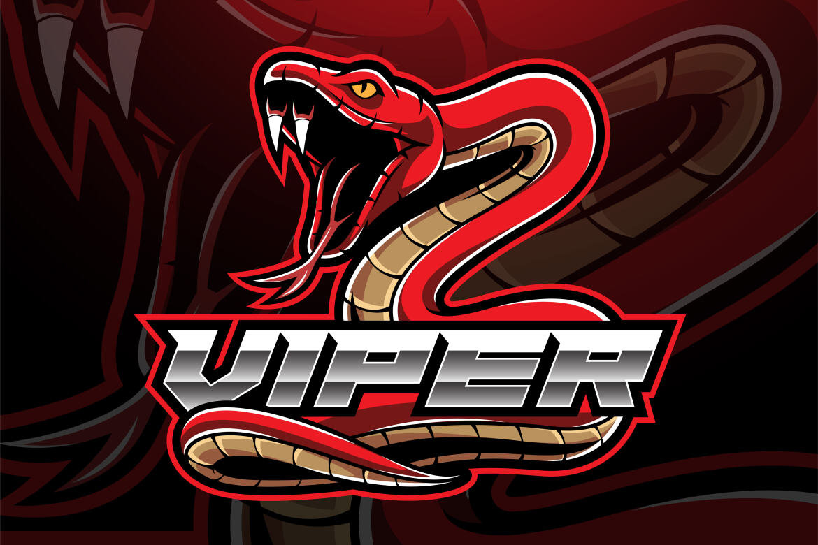 Viper Snake Esport Mascot Logo Deeezy