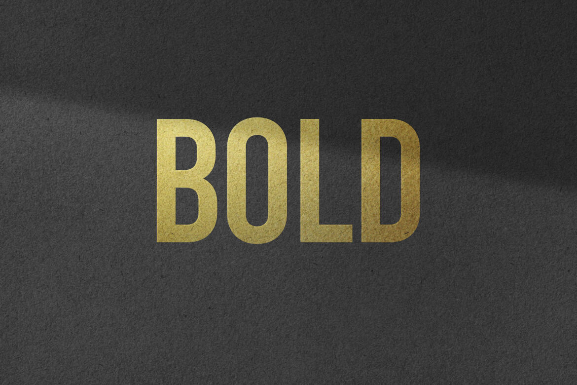 Gold Logo Mockup Deeezy