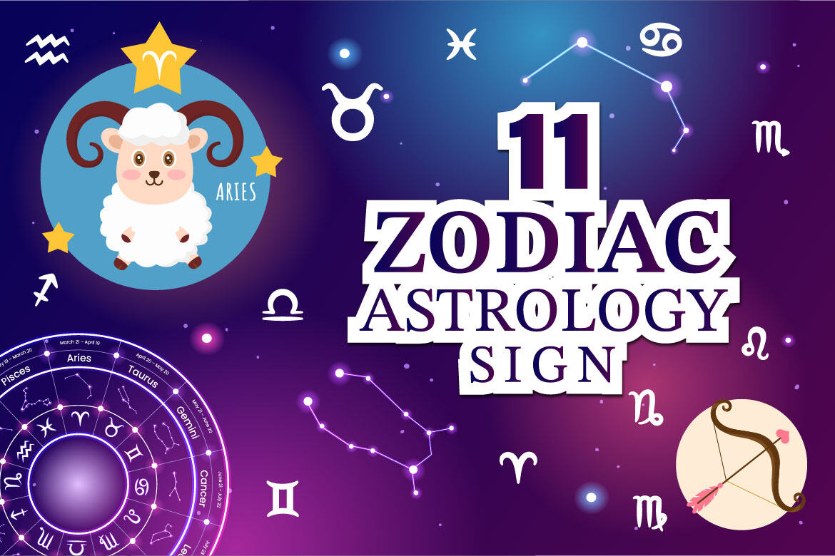 Zodiac Wheel Astrological Sign Illustration Deeezy