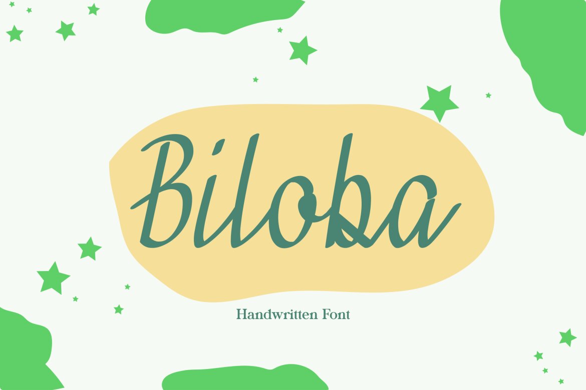 Biloba Handwritten Font Deeezy