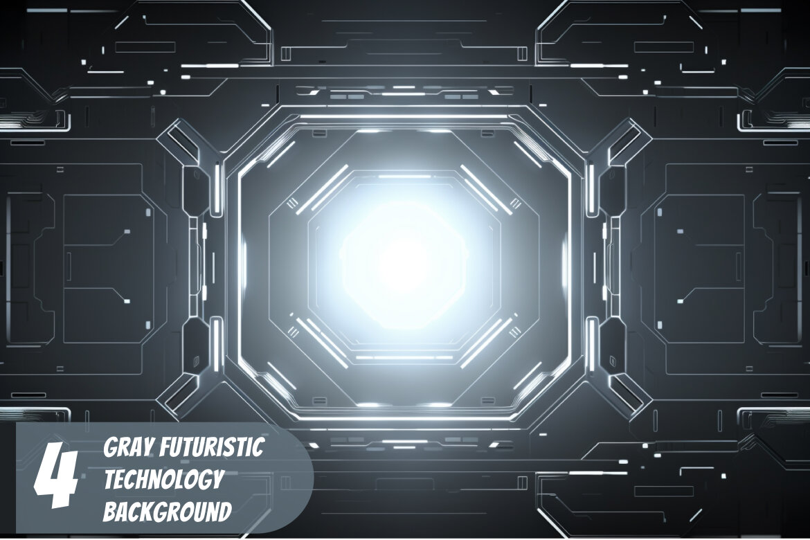 Images Of Gray Futuristic Technology Background Deeezy