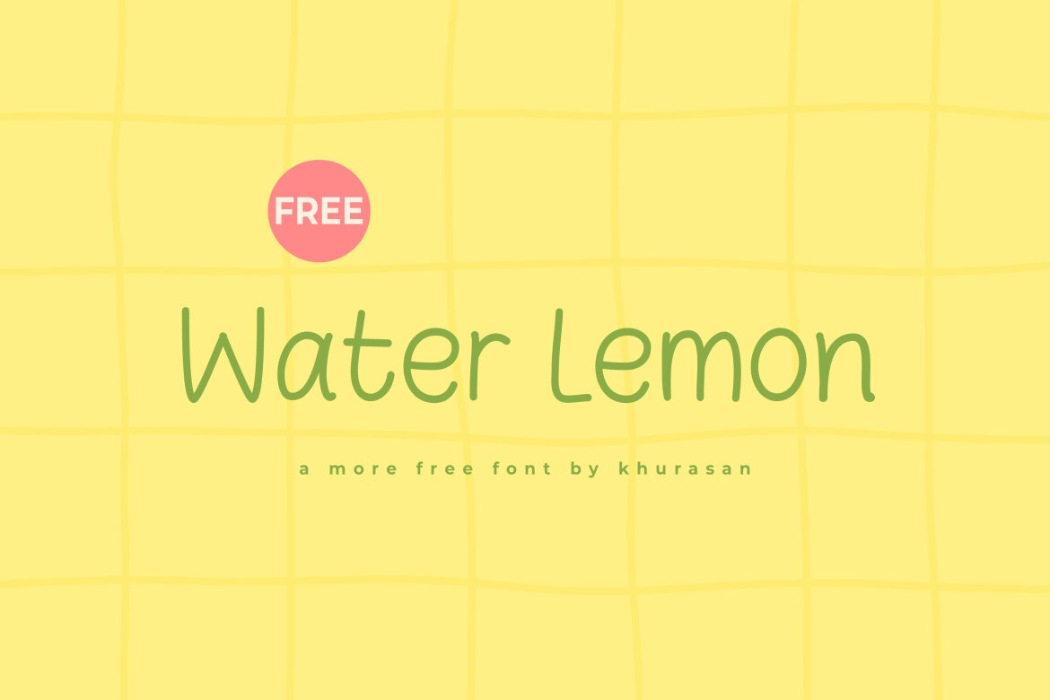 Water Lemon FREE Font | Deeezy