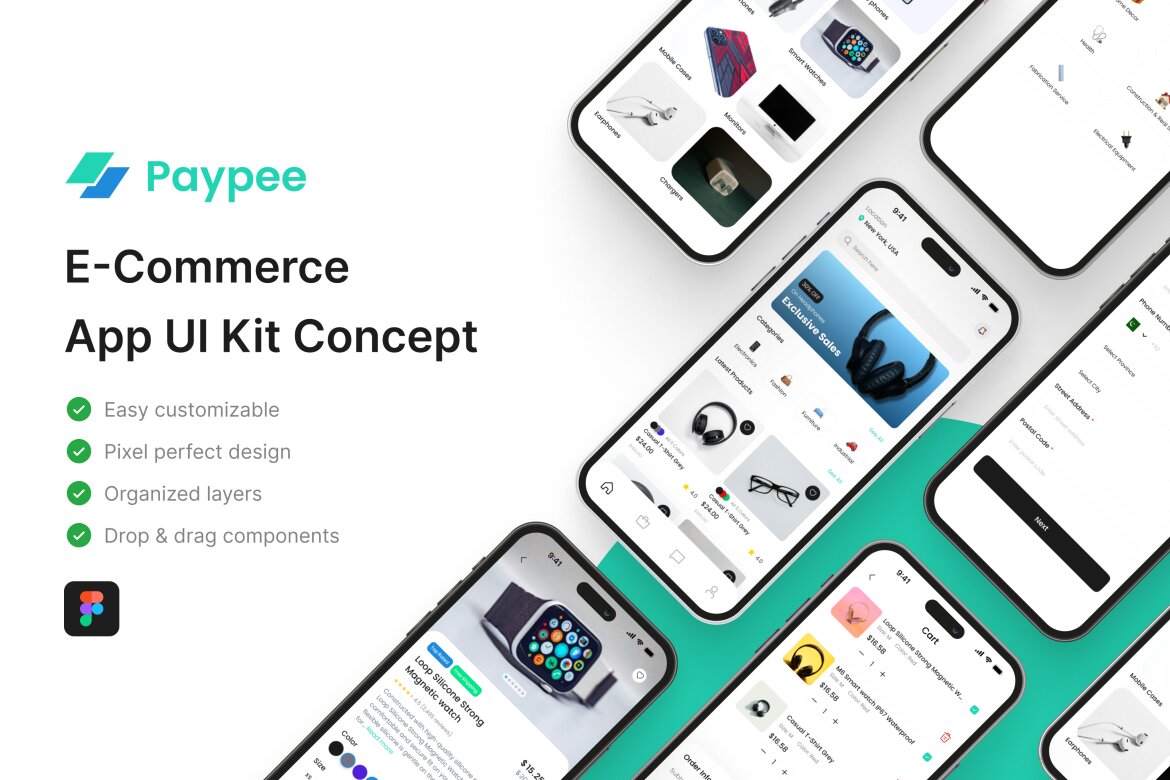 Paypee - E-Commerce App UI Kit | Deeezy