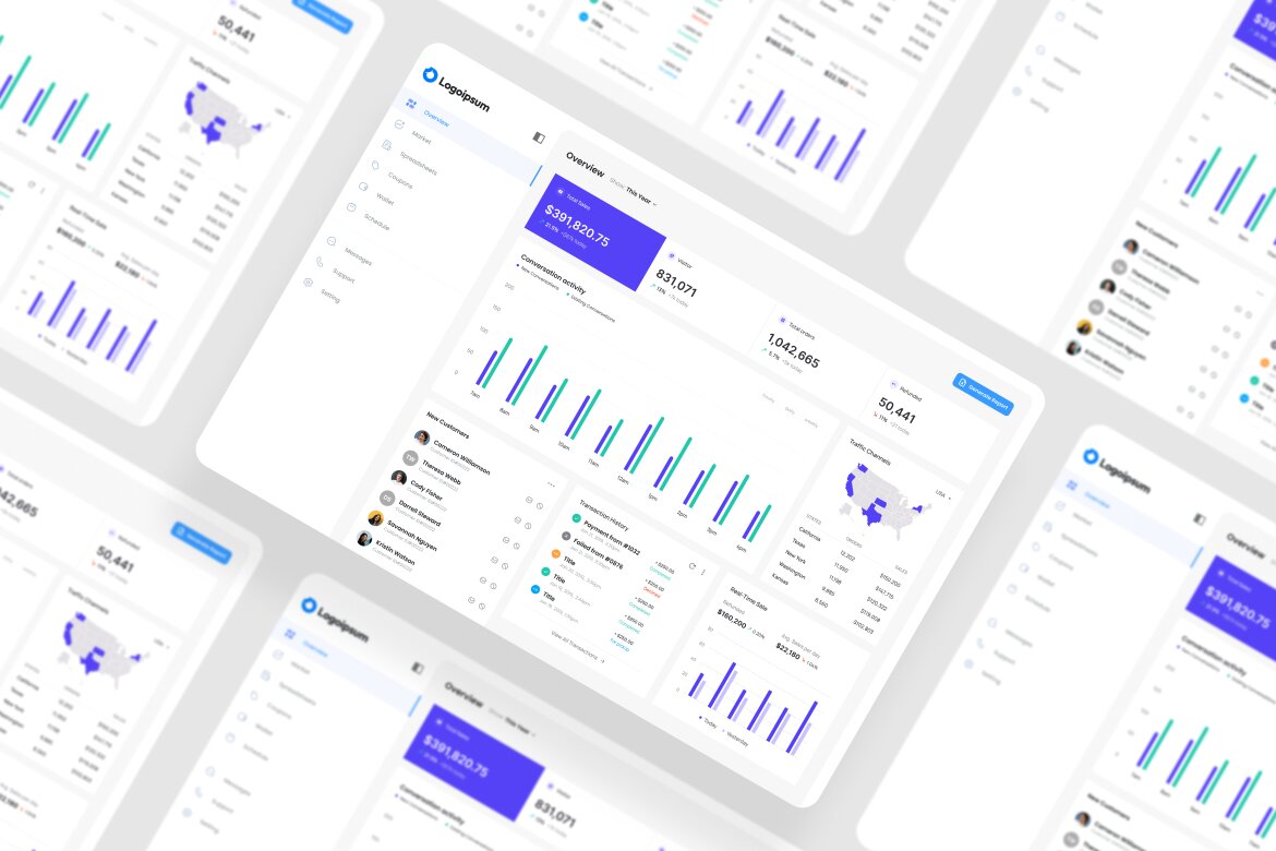 Sale Dashboard UI Kit | Deeezy