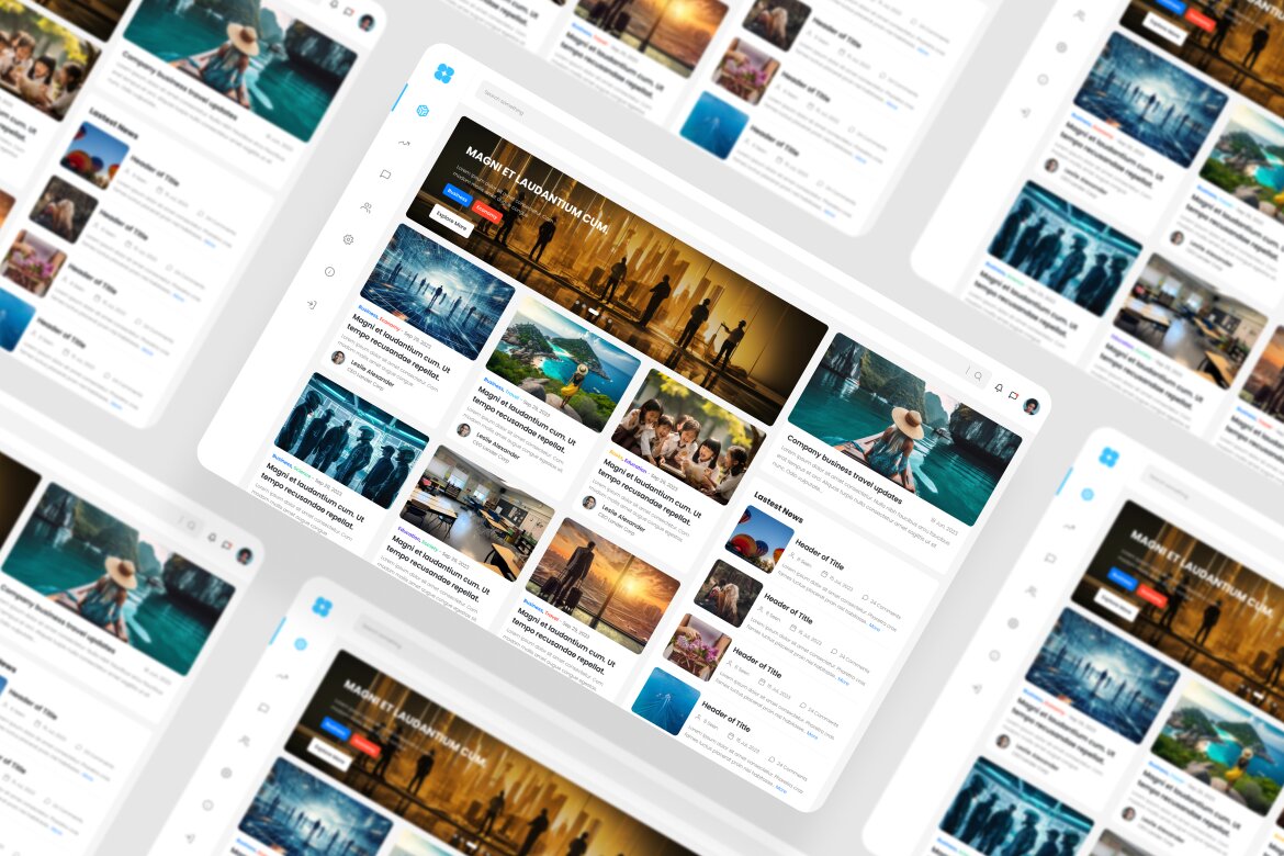 Blogs Dashboard UI Kit | Deeezy