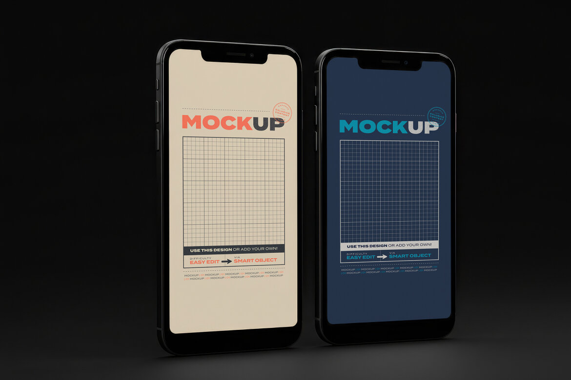 Bright Cellphone Screen Mockups | Deeezy