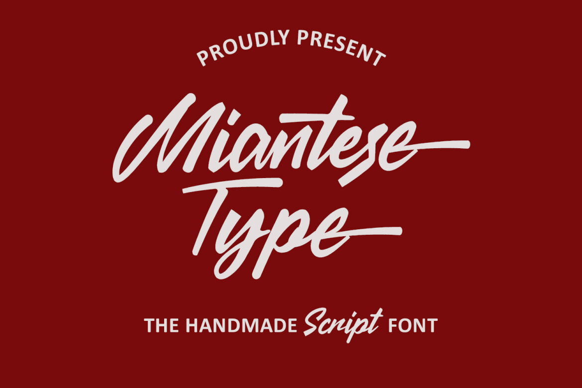 Miantese Handmade Script Font | Deeezy