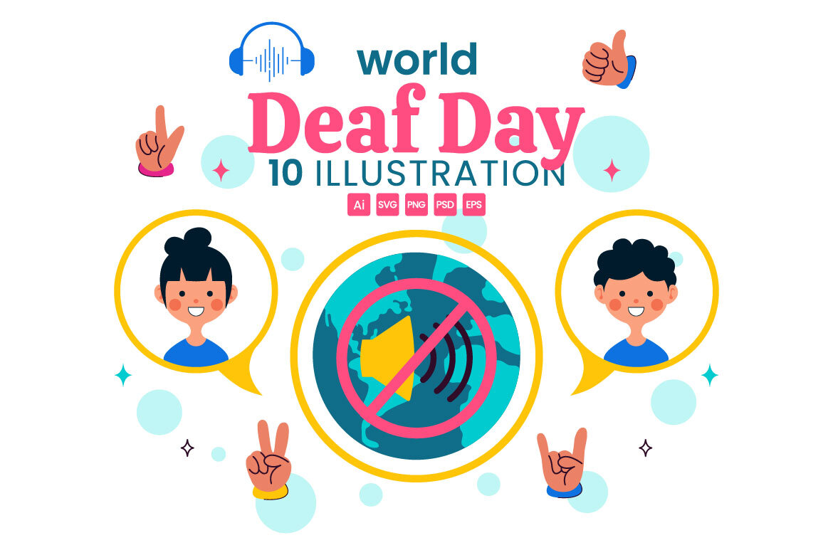 10 World Day of the Deaf Illustration | Deeezy
