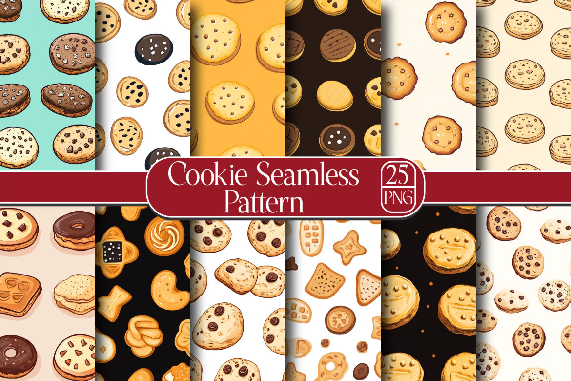 Cookie Seamless Pattern | Deeezy