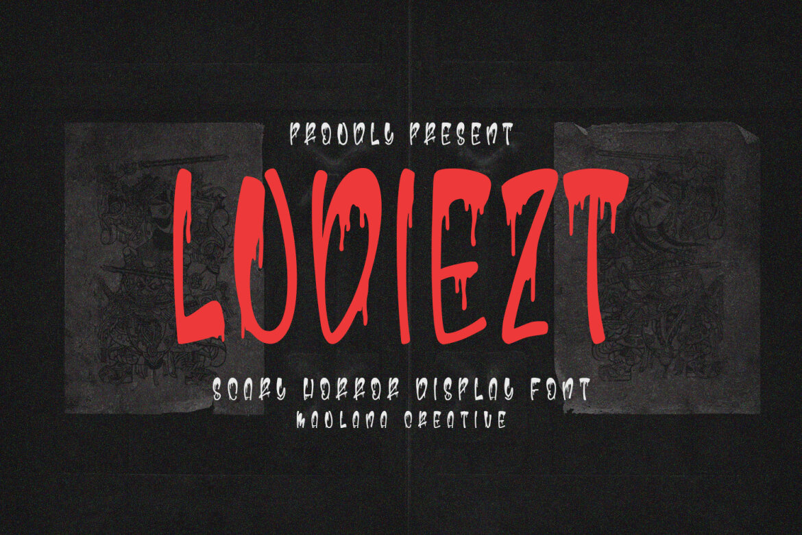 Ludiezt Dripping Display Font | Deeezy