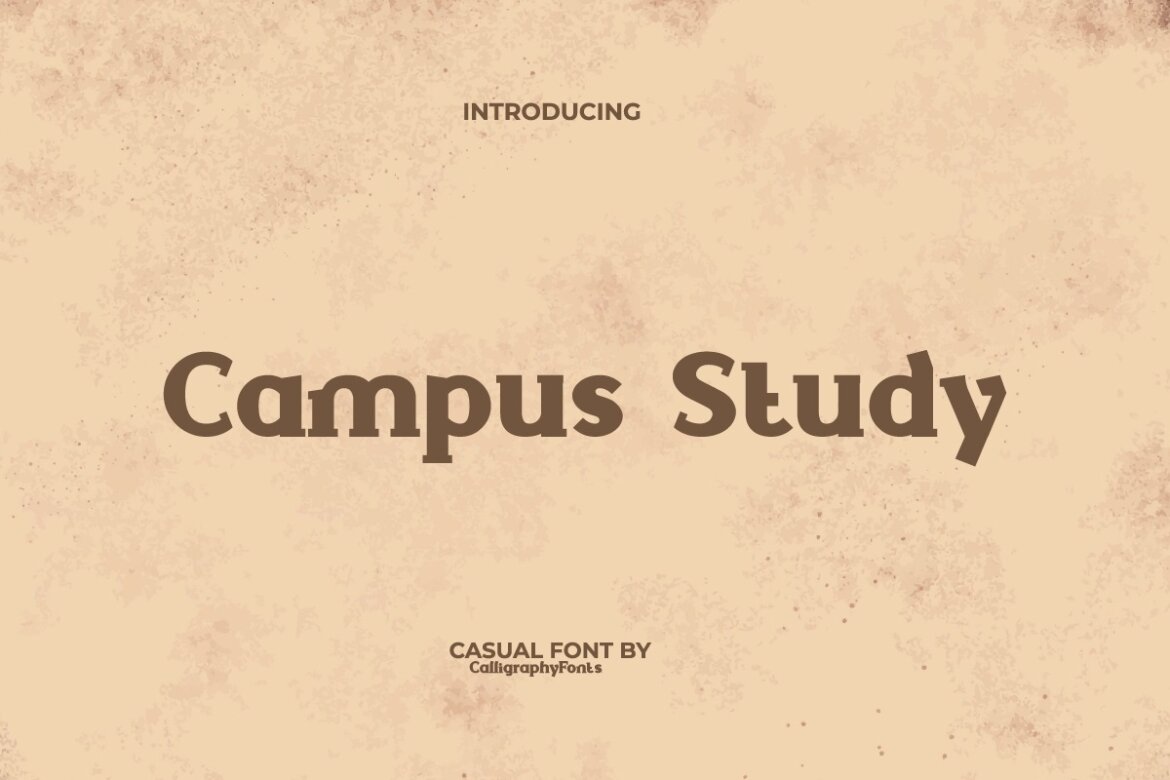Campus Study Font | Deeezy