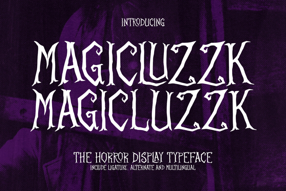 Magicluzzk Gothic Horror Display Font | Deeezy