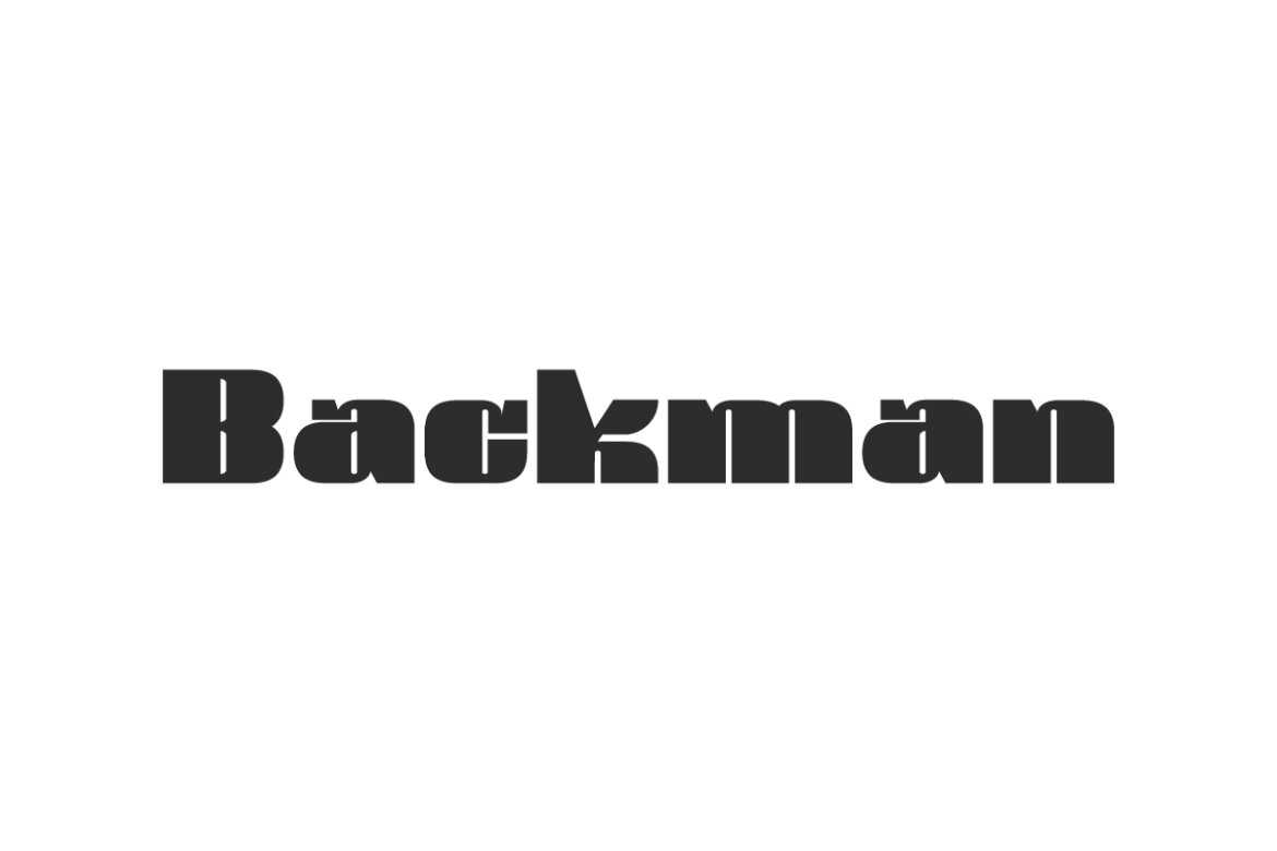 Backman Font | Deeezy