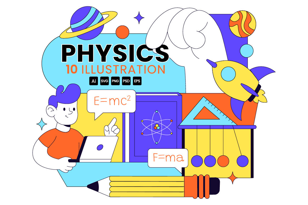 10 Physics Education Illustration | Deeezy