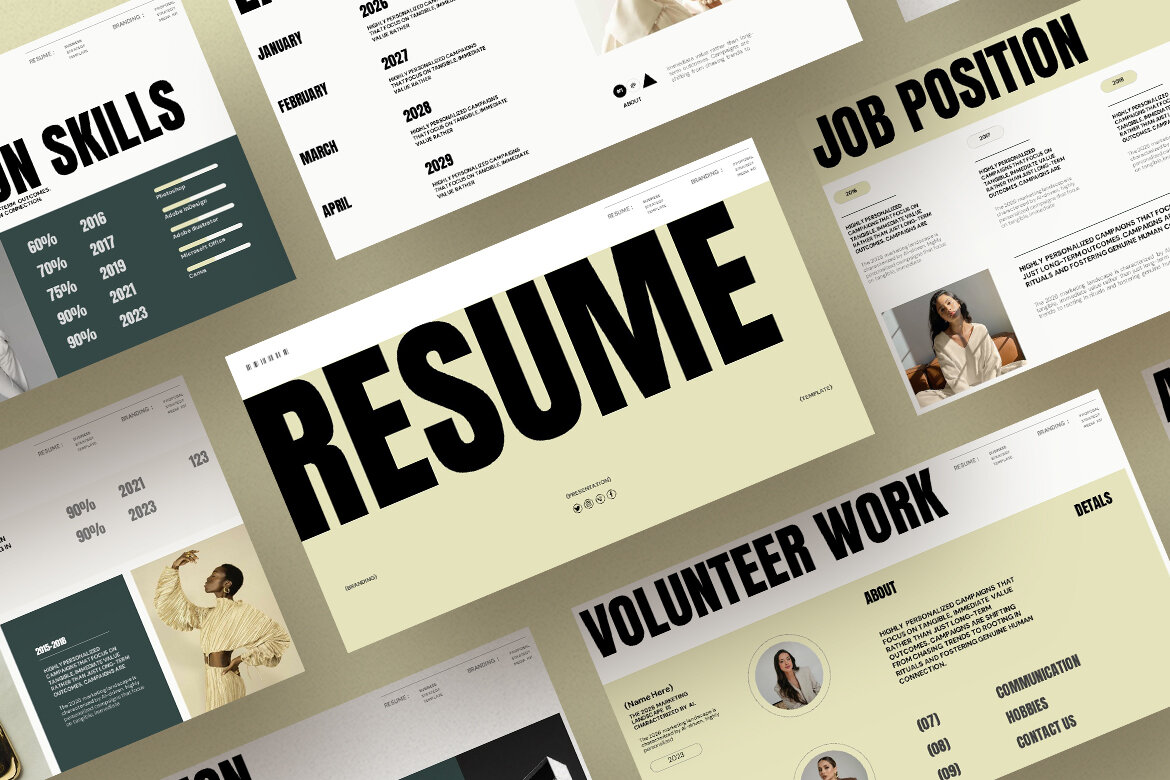 Resume Presentation Template | Deeezy