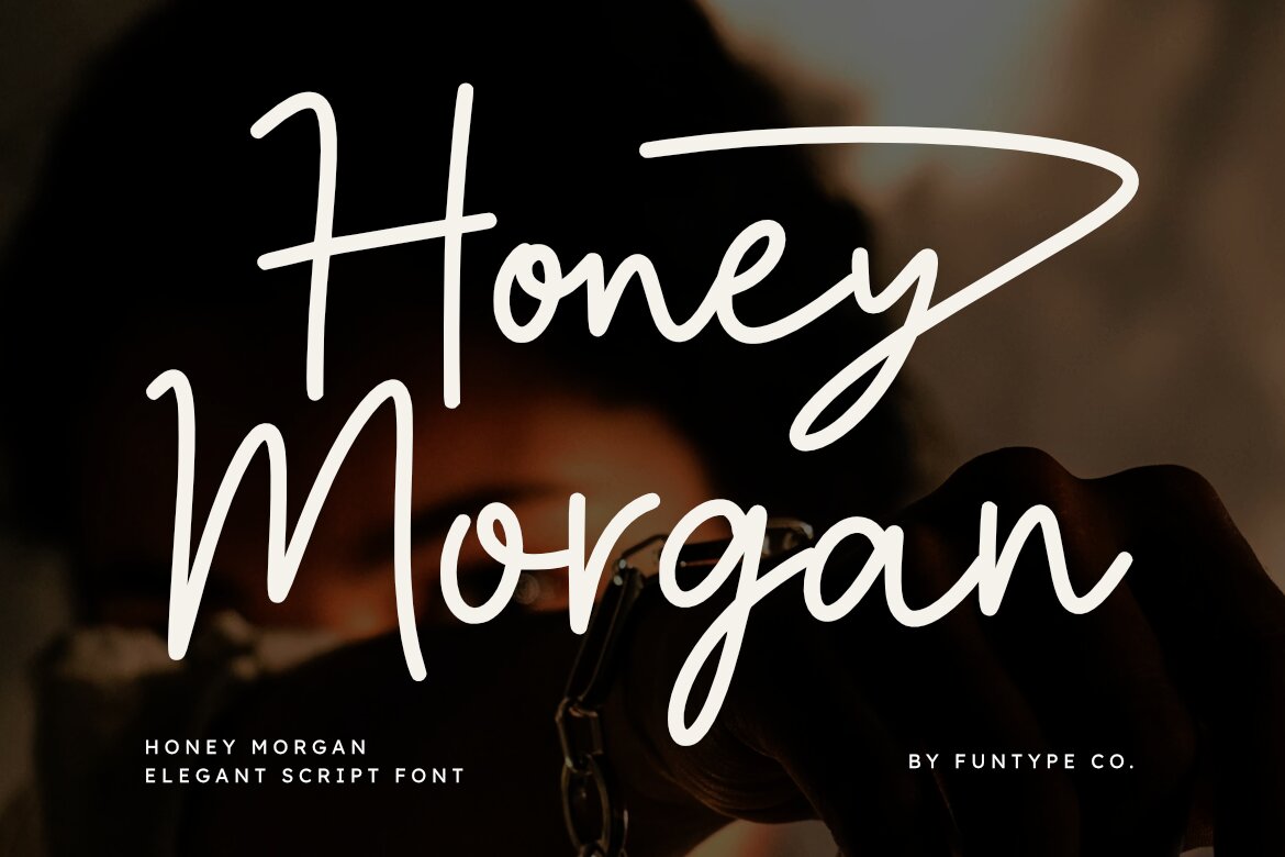 Honey Morgan – Elegant Modern Script Font | Deeezy
