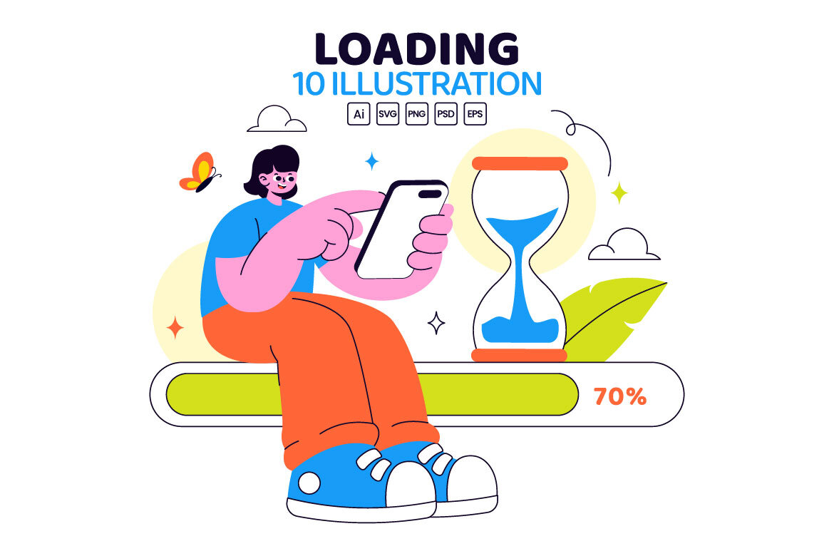 10 Loading Vector FREE Illustrations | Deeezy