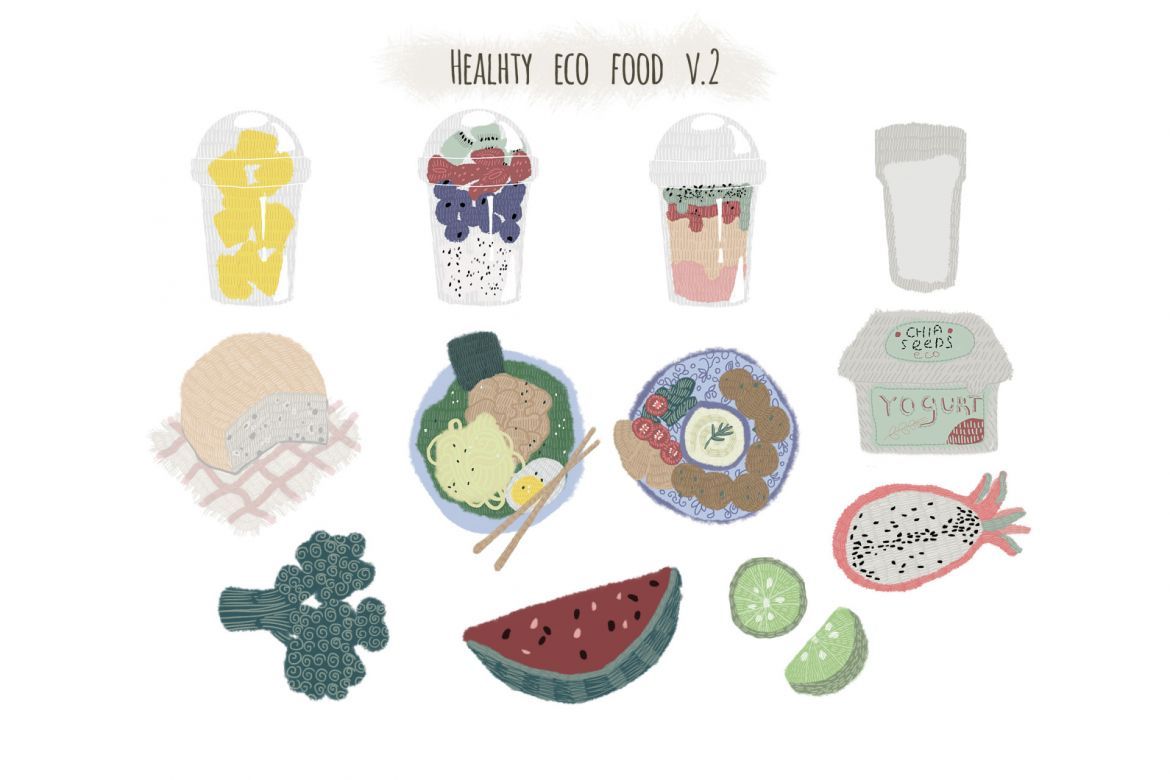 Healthy Food Drawing Cartoon Stock Illustrations, Cliparts and Royalty Free Healthy  Food Drawing Cartoon Vectors