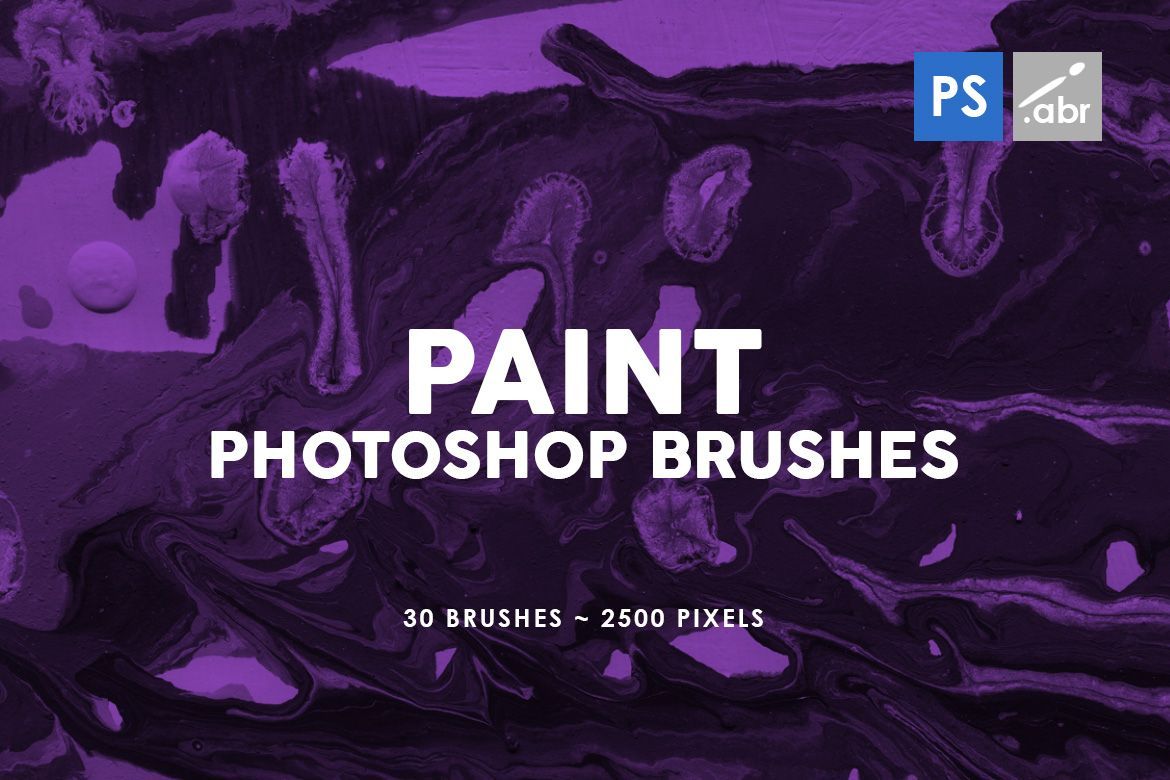 Paint Texture Photoshop Brushes Vol. 3 | Deeezy