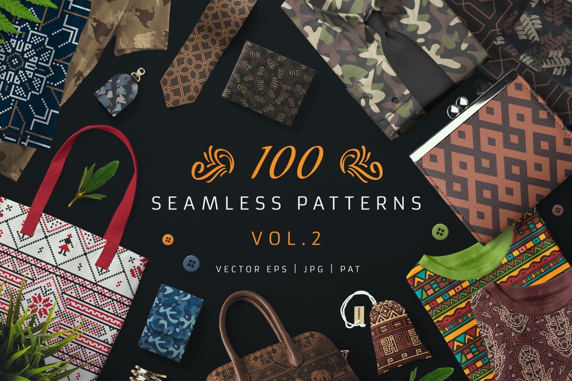 100 Seamless Patterns Vol.2 | Deeezy