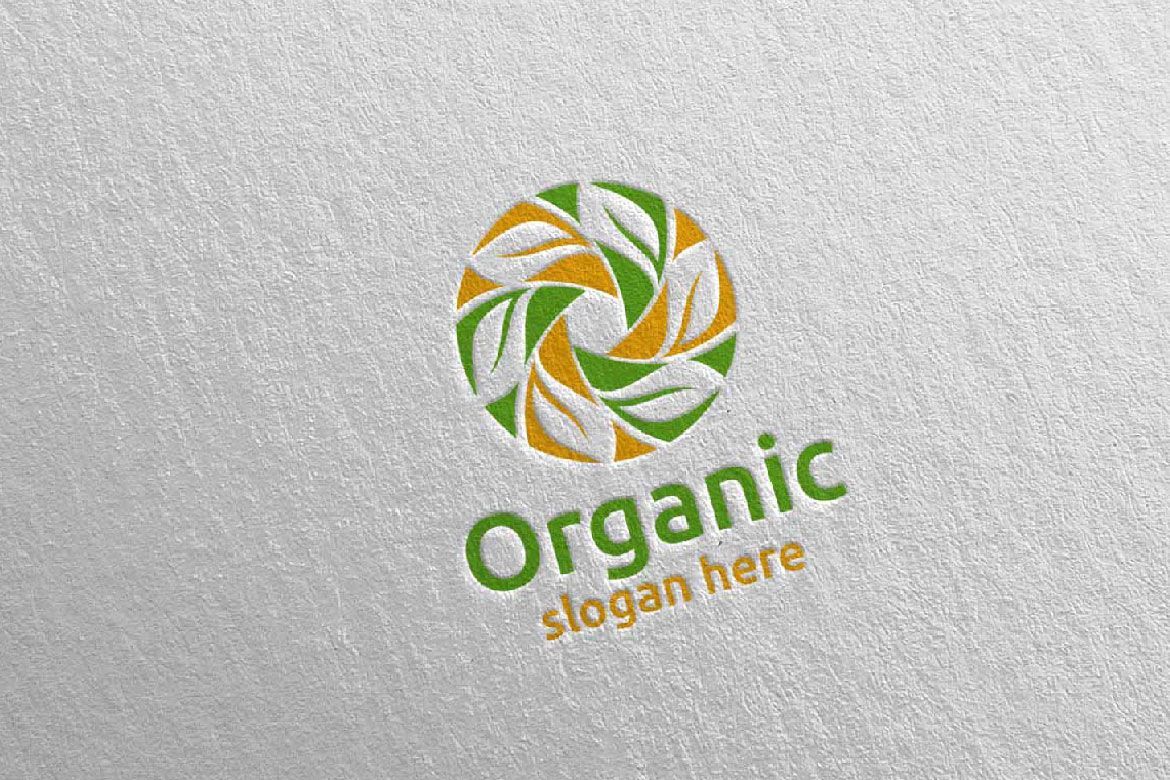 Natural and Organic Logo design template 44 | Deeezy