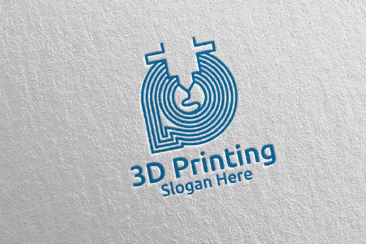 3d Printing Company Logo Design