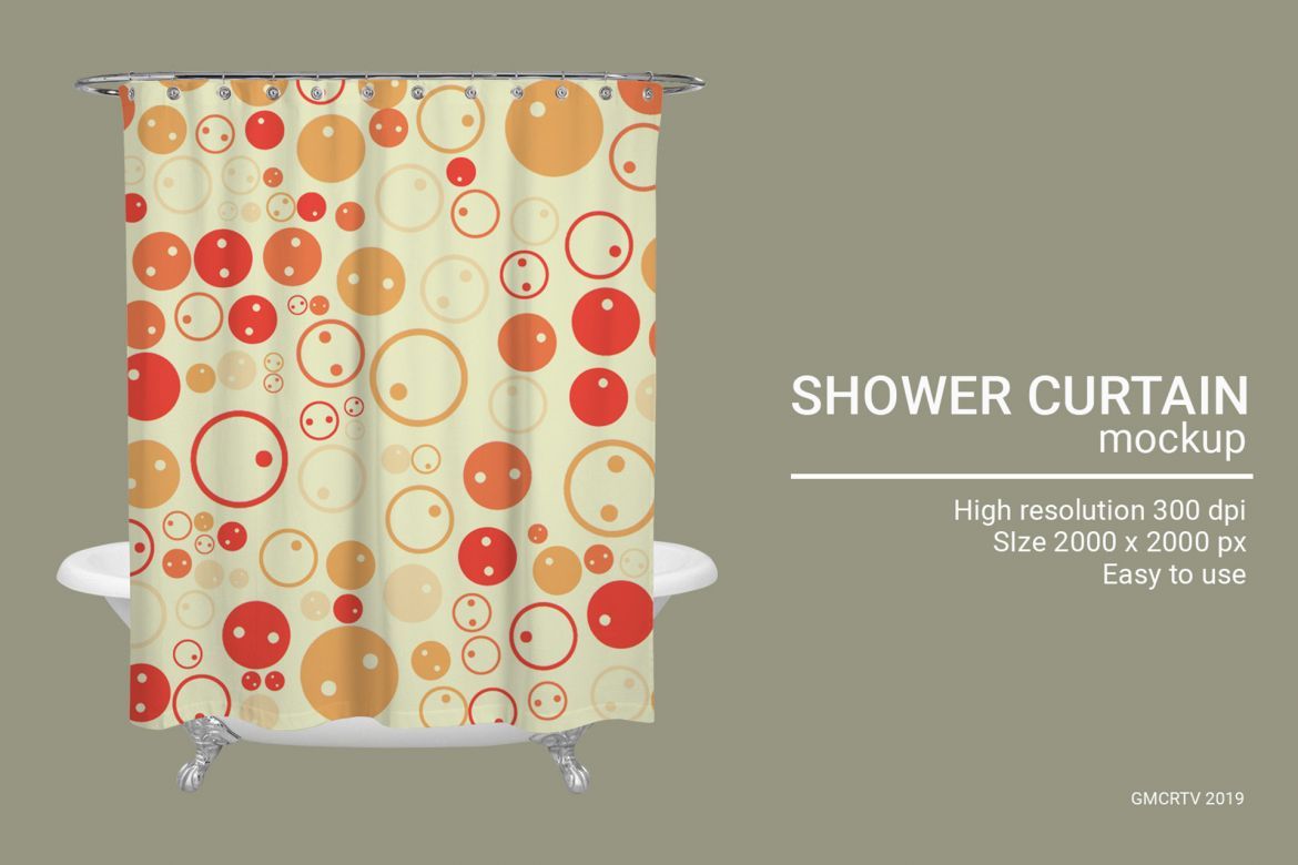 Shower Curtain MockUp Deeezy