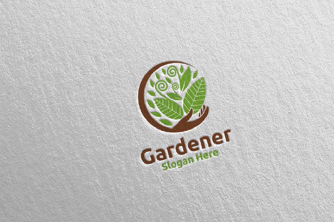 Botanical Gardener Care Logo 20 | Deeezy