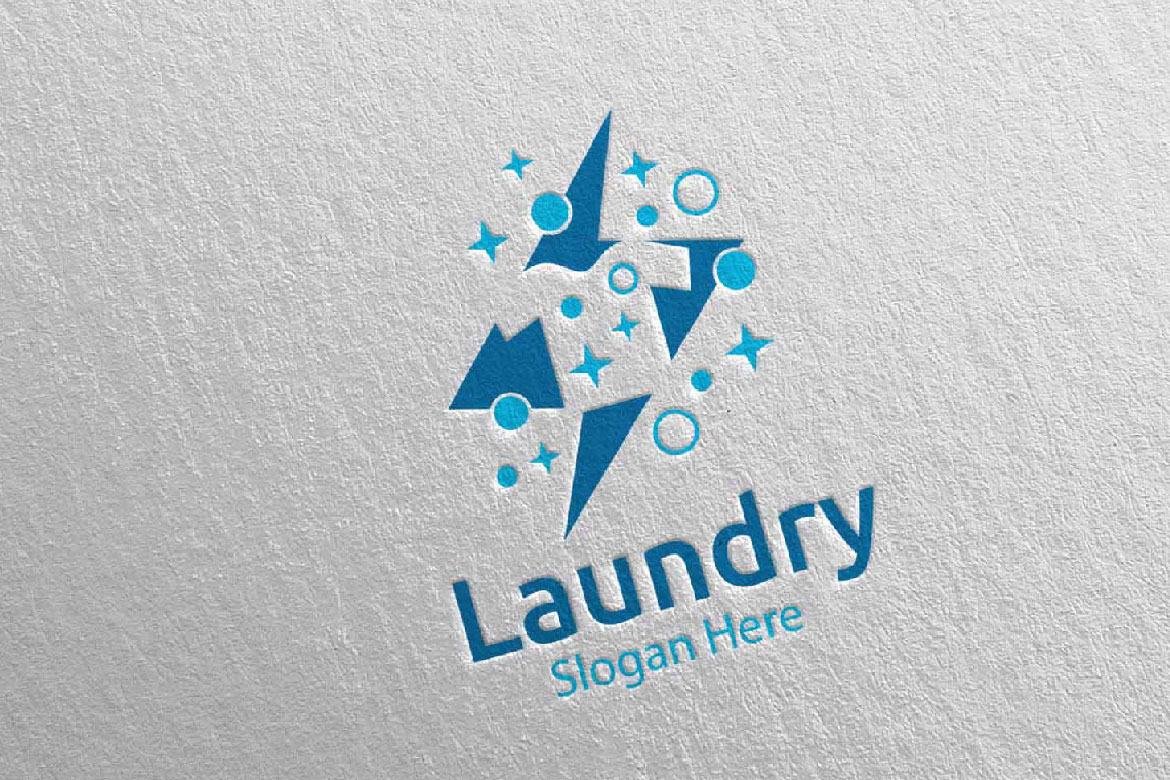 Fast Laundry Dry Cleaners Logo 21 | Deeezy