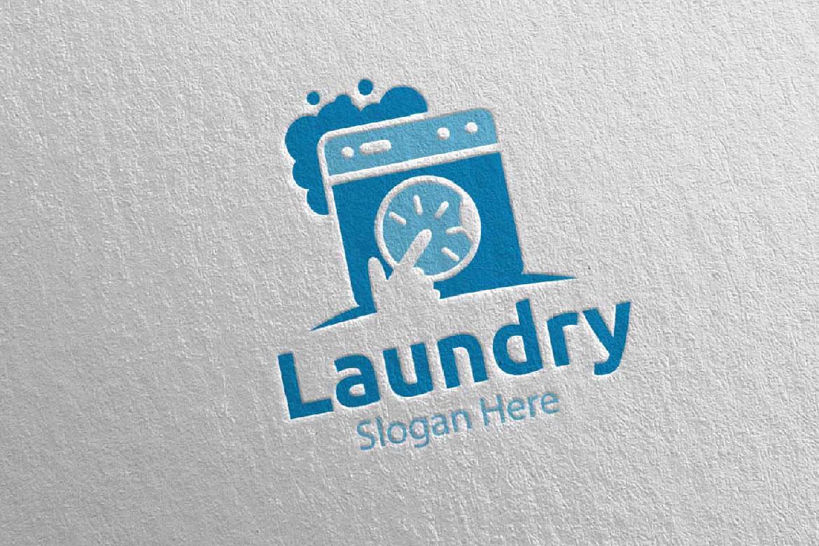 Laundry Dry Cleaners Logo 60 | Deeezy