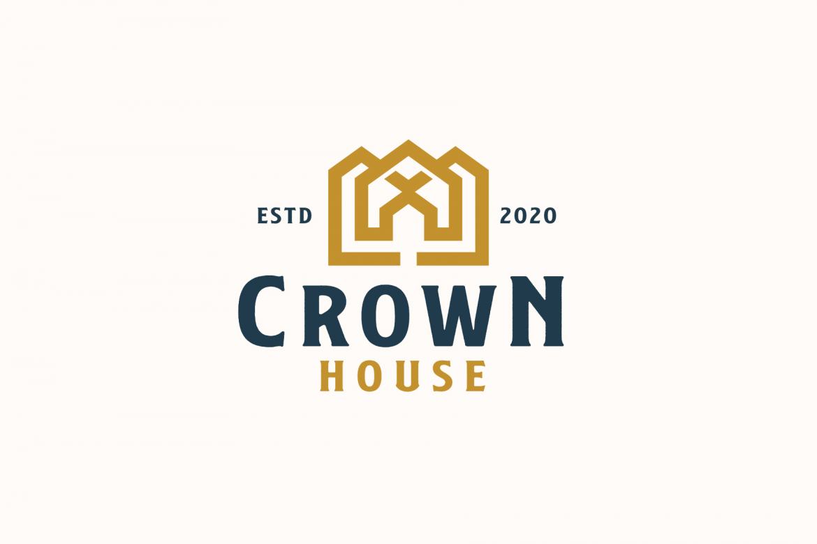 Crown with house - Logo Template | Deeezy