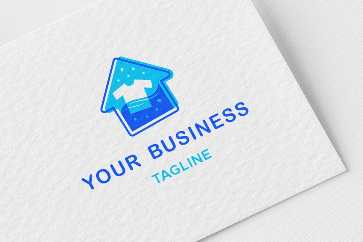 Laundry House Logo Design Deeezy