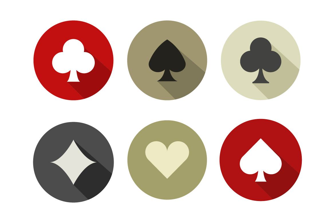 6 Vector Shapes - poker symbols | Deeezy