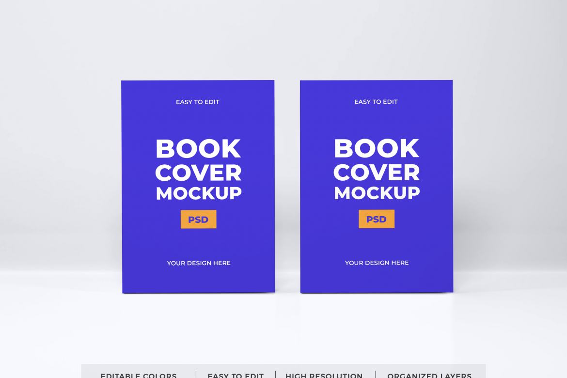 Realistic Book Cover Mockup Template | Deeezy