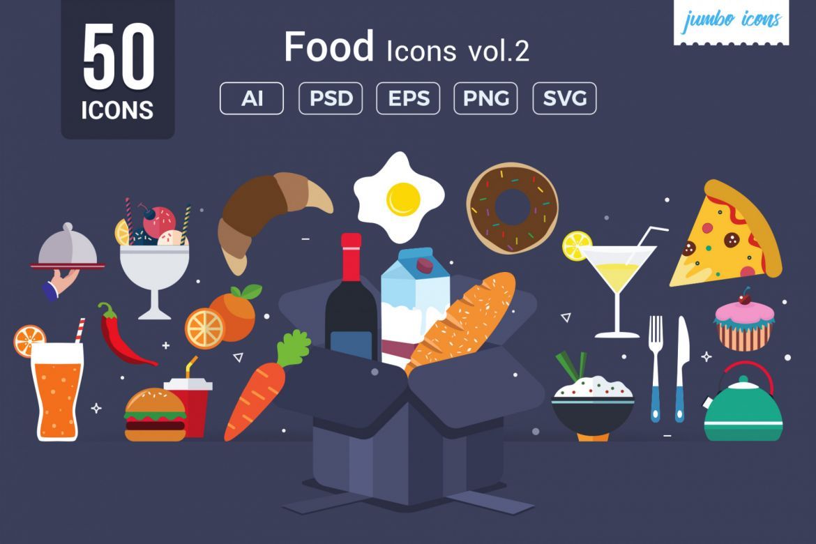 Foods Vector Icons | Deeezy