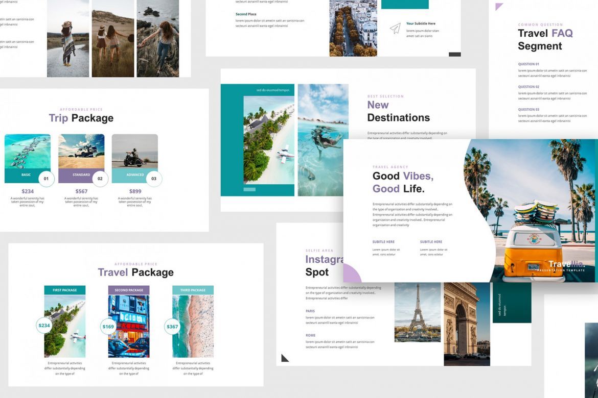 Travel Agency Google Slides Template | Deeezy