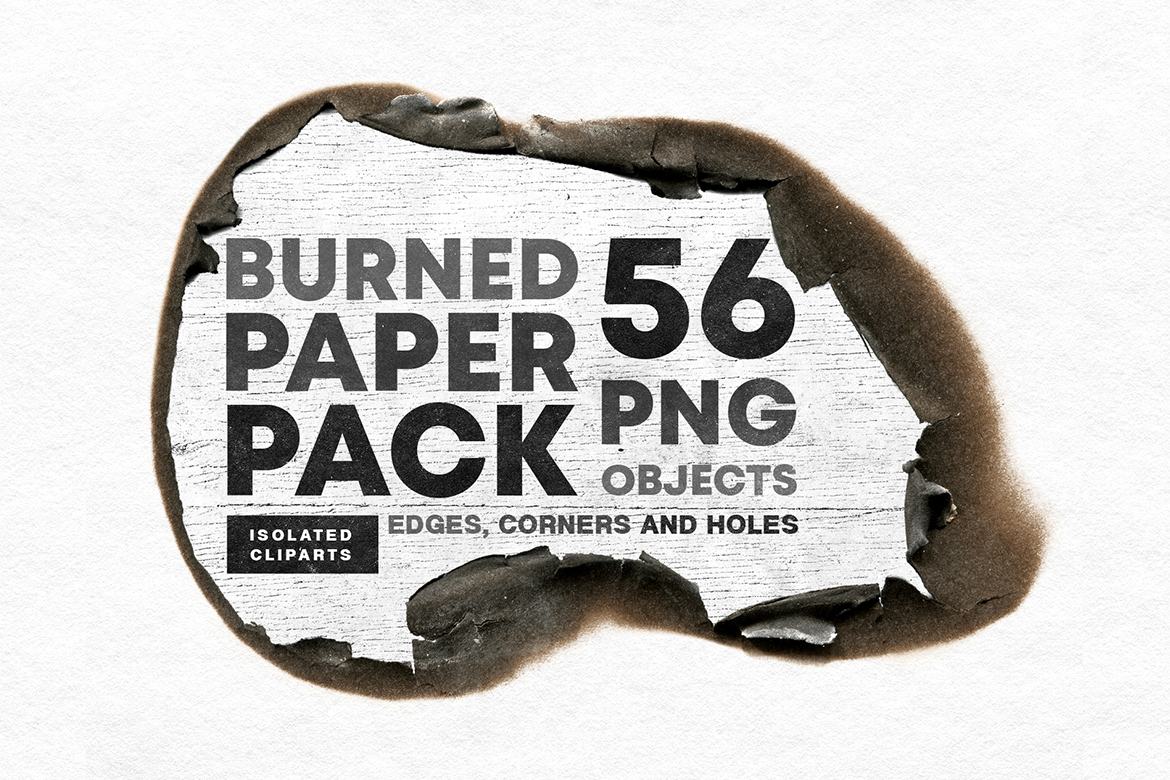 burnt paper edges png