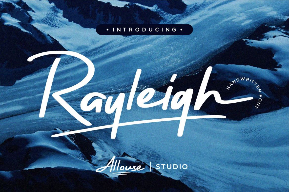 Rayleigh - Handwritten font | Deeezy