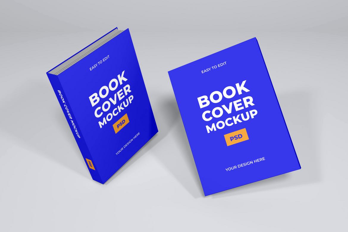 Free Book Cover Mockup Template 