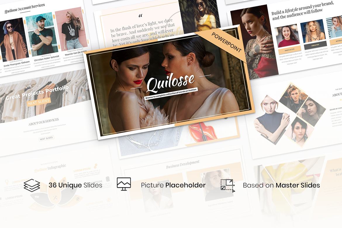 Quilosse – Creative Business Powerpoint Template | Deeezy