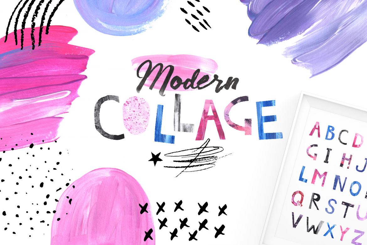 Modern Collage Cutout Papers Clipart Set Deeezy modern-collage-cutout-papers-clipart-set-deeezy