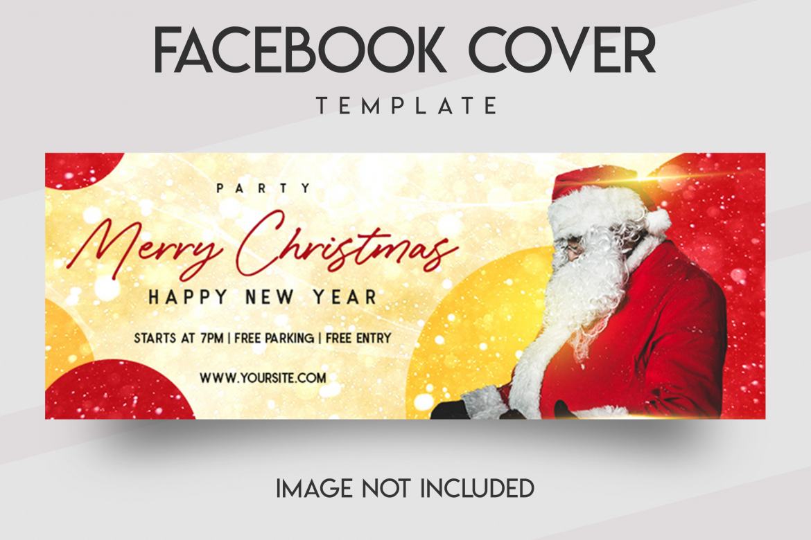 Christmas Facebook cover template | Deeezy