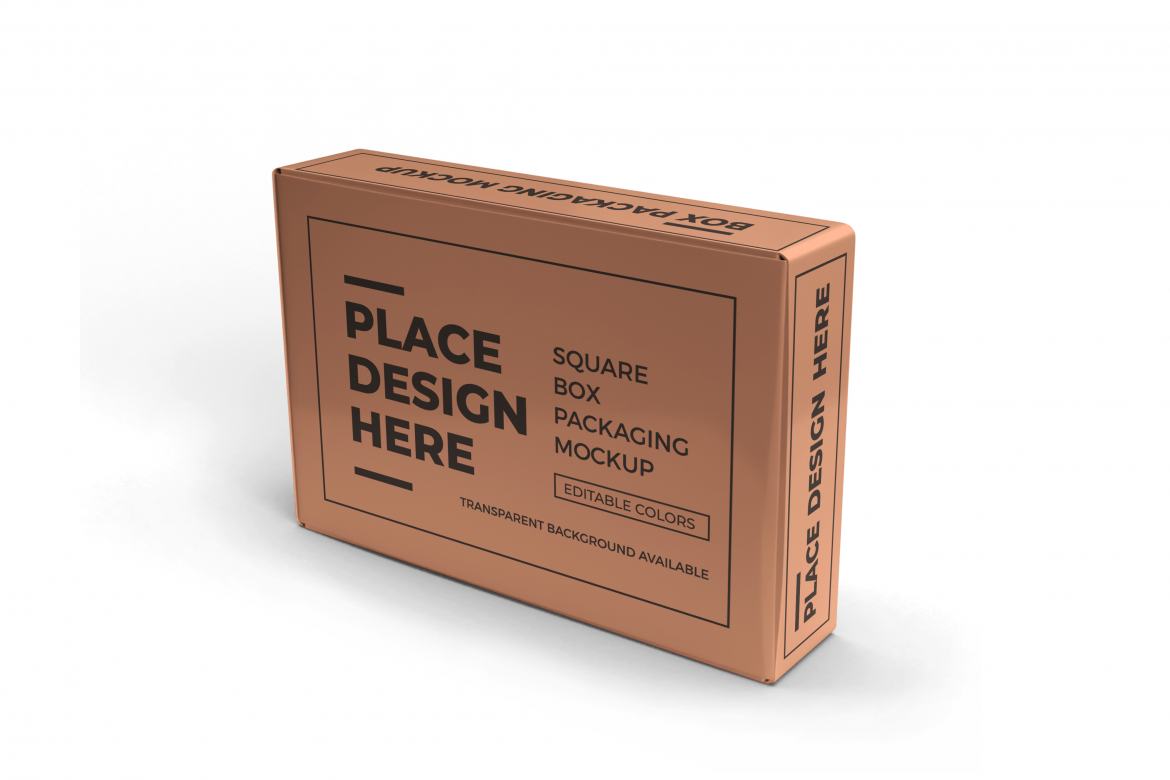 Rectangular Box Packaging - Free Mockup Template | Deeezy
