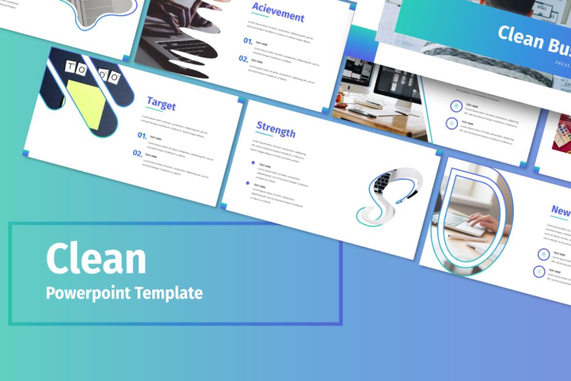 Clean - Business Powerpoint Template | Deeezy