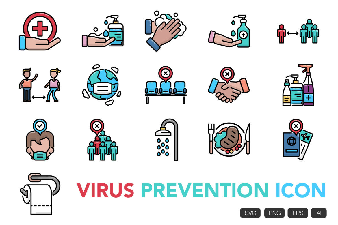 Virus Prevention Icon | Deeezy