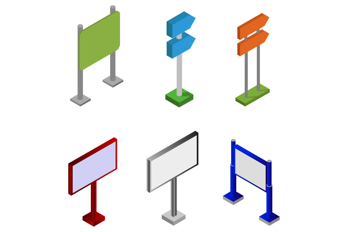 isometric signboard | Deeezy