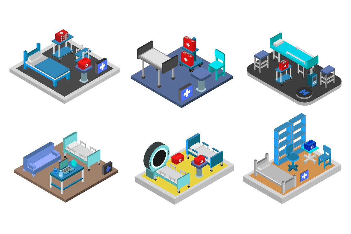 isometric hospital room | Deeezy