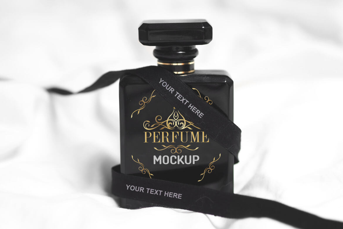 Luxury Perfume Bottle Logo Design Graphic by AR Graphic · Creative Fabrica