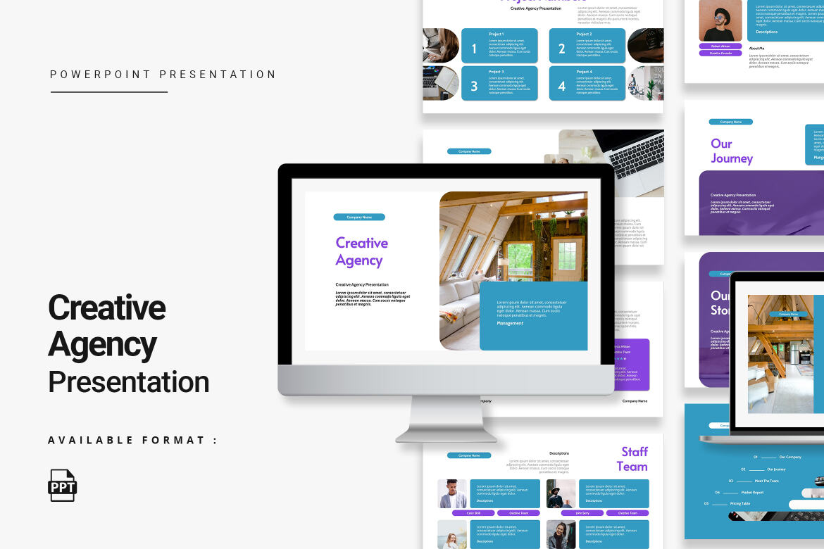 Creative Agency Presentation Template | Deeezy